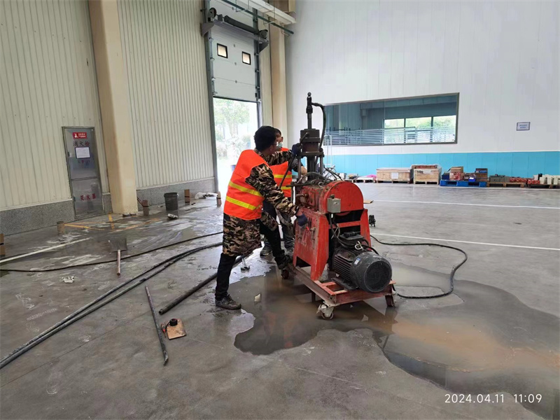 屏南厂房地面下沉塌陷注浆加固施工